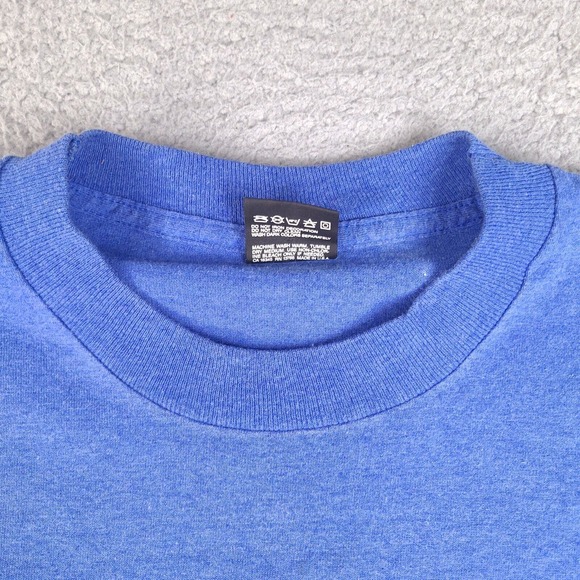 Vintage Sorority Droopy T-Shirt Adult Medium Single Stitch Blue Best USA Made - Picture 4 of 16